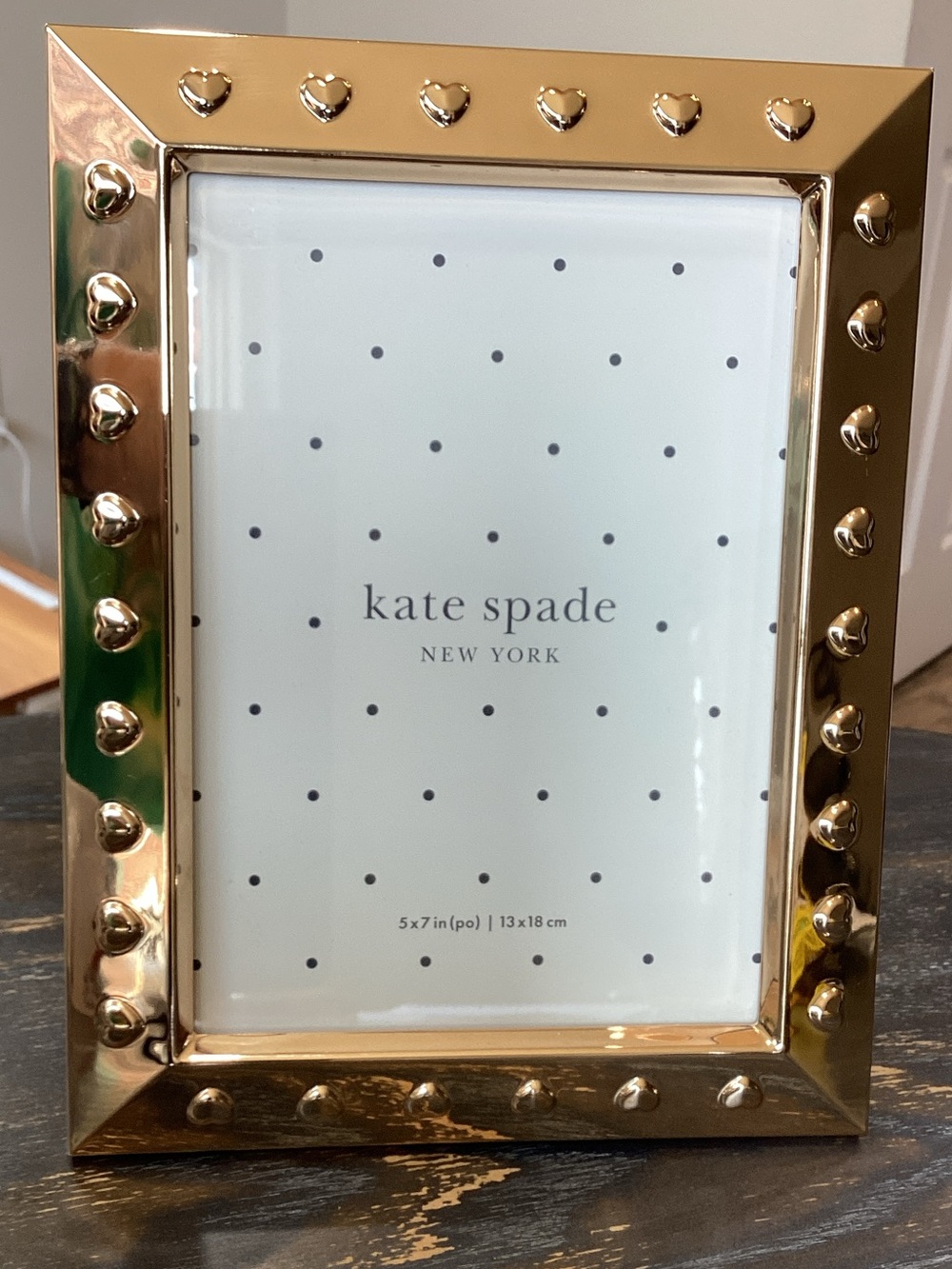 kate spade x Lenox Heart to Heart 5x7 Picture Frame
